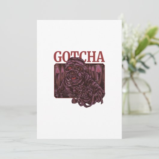 GOTCHA KAART (Staand voorkant)