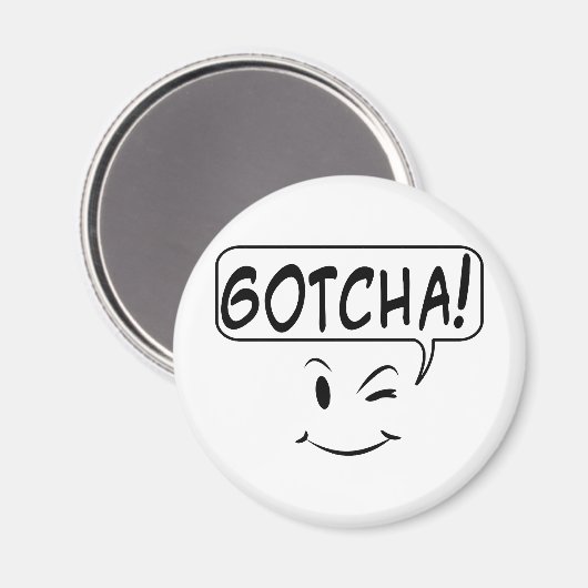 Gotcha! Magneet (Voorkant / Achterkant)