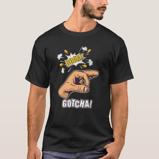 Gotcha Ok Sign Finger Cirkel Handje Meme Premium T-shirt (Voorkant)