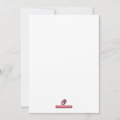 Gotcha Party Ballon Adoptie Uitnodigingen (Achterkant)