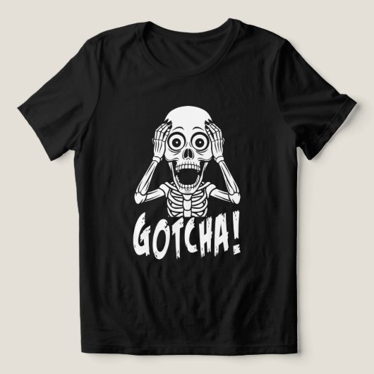 Gotcha, Spooky Style! Tri-Blend Shirt (Design voorkant)