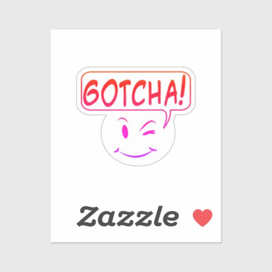 Gotcha! Sticker (Vel)