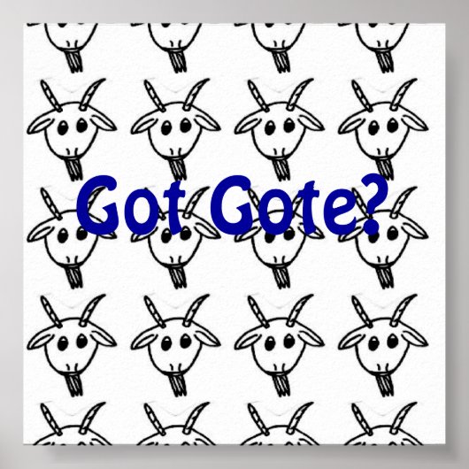 Gote poster (Voorkant)