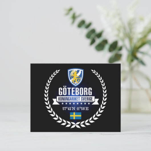 Göteborg Briefkaart (Staand voorkant)