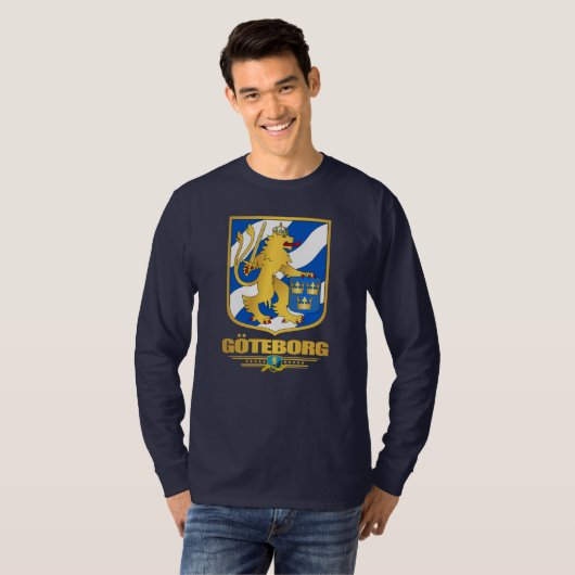 "Goteborg (Göteborg)" Apparel T-shirt (Voorkant volledig)