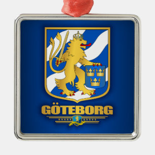 "Goteborg (Göteborg)" Metalen Ornament