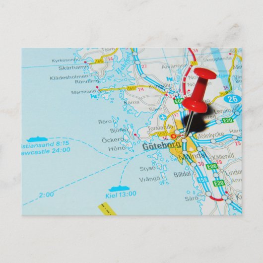 Göteborg, Göteborg, Zweden Briefkaart (Voorkant)