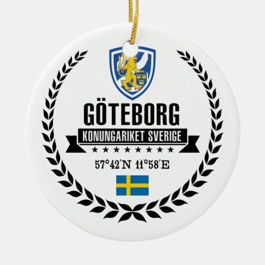 Göteborg Keramisch Ornament (Voorkant)
