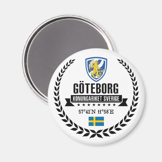Göteborg Magneet (Voorkant / Achterkant)