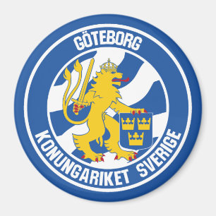 Göteborg Round Emblem Magneet