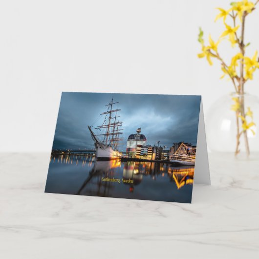 Göteborg, Zweden Haven Kaart (Gele Bloem)