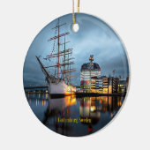 Göteborg, Zweden Haven Keramisch Ornament (Links)