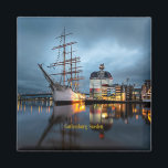 Göteborg, Zweden Haven Magneet<br><div class="desc">Göteborg, Zweden haven 's nachts, schilderachtig.</div>