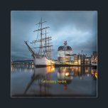 Göteborg, Zweden Haven Magneet<br><div class="desc">Göteborg,  Zweden haven 's nachts,  schilderachtig.</div>