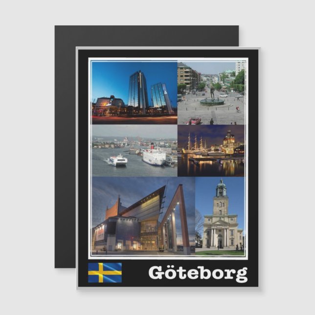 Göteborg - Zweden - Mozaïek - (Voorkant / Achterkant)