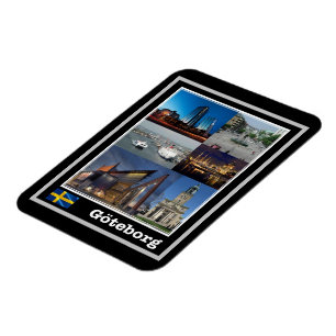 Göteborg - Zweden - Mozaïek - Magneet