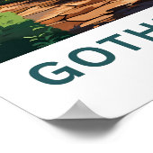 Göteborg Zweden Reisprint Poster (Hoek)