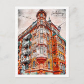 Goteborg Zweden Reizen Plaats Waterverf Briefkaart (Voorkant)