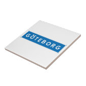 Göteborg, Zweeds verkeersbord Tegeltje (Zijkant)