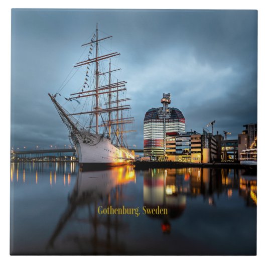 Göteborg, Zweedse haven Tegeltje (Voorkant)