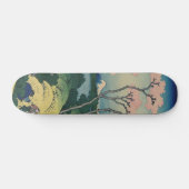 Goten-yama Hill Hokusai Japanese Fine Art Skateboard (Horizontaal)