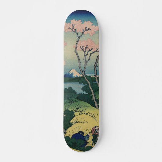 Goten-yama Hill Hokusai Japanese Fine Art Skateboard (Voorkant)