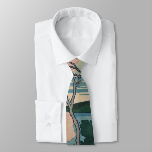 Goten-yama Hill Hokusai Japanese Fine Art Stropdas (Gebonden)