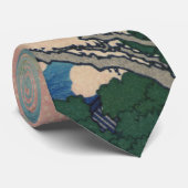 Goten-yama Hill Hokusai Japanese Fine Art Stropdas (Opgerold)