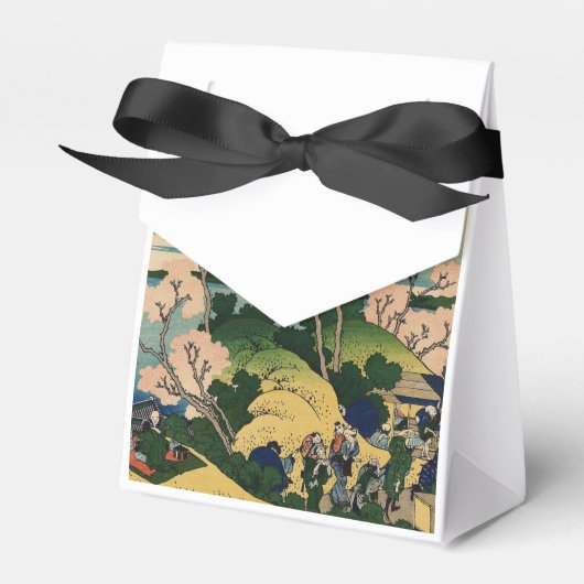 Goten-yama hill, Shinagawa op de Tōkaidō. Bedankdoosjes (Voorkant Zijde)