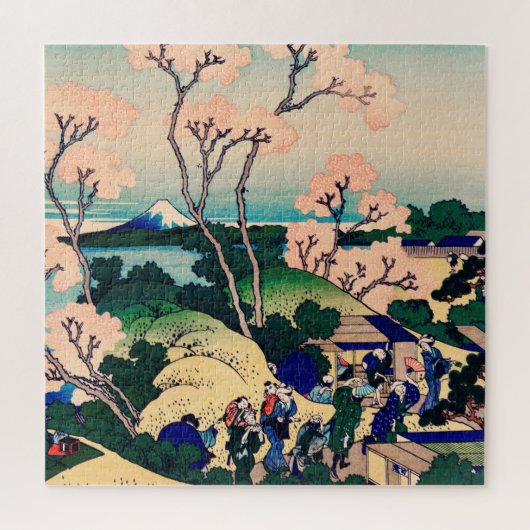 Goten-Yama Hill, Shinagawa over de Japanse Tokaido Legpuzzel (Verticaal)