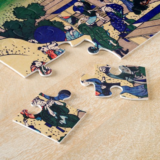 Goten-Yama Hill, Shinagawa over de Japanse Tokaido Legpuzzel (Zijkant)