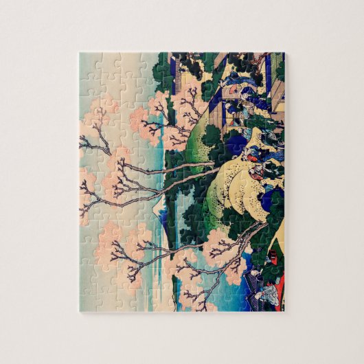 Goten-Yama Hill, Shinagawa over de Japanse Tokaido Legpuzzel (Verticaal)