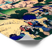 Goten-Yama Hill, Shinagawa over de Japanse Tokaido Poster (Hoek)