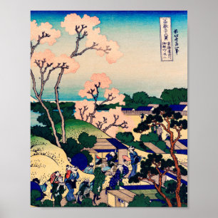 Goten-Yama Hill, Shinagawa over de Japanse Tokaido Poster