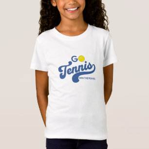 GoTennis in Blauw Meisjes T-shirt