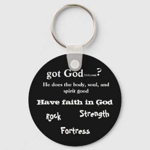 gotGod316.com knop sleutelhanger