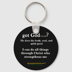 gotGod316.com knop sleutelhangers
