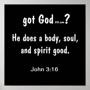 gotGod316.com Muur Poster
