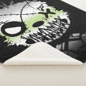 Goth Agender Pride Vlag Gekleurde Beer Sherpa Deken (3/4)