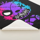 Goth Androgynous Pride Vlag Gekleurde Beer Sherpa Deken (3/4)