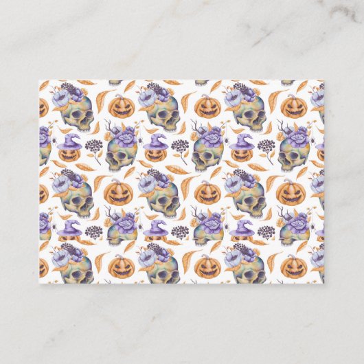 Goth Baby Bibliotheek Boek Aanvraag Pompoenen Hall Informatiekaartje (Achterkant)