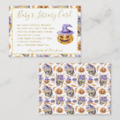 Goth Baby Bibliotheek Boek Aanvraag Pompoenen Hall Informatiekaartje (Voorkant / Achterkant)