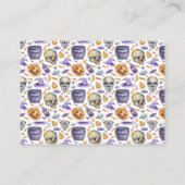 Goth Baby Bibliotheek Boek Aanvraag Schedels Hallo Informatiekaartje (Achterkant)