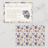 Goth Baby Bibliotheek Boek Aanvraag Schedels Hallo Informatiekaartje (Voorkant / Achterkant)