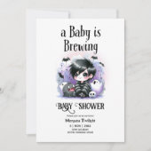 Goth Baby Boy brouwt Heksen Geest Ketel Kaart (Voorkant)