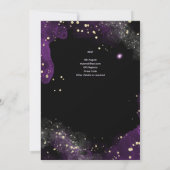 Goth babymeisje bezorgd door Kraai Boo onderweg Kaart (Achterkant)