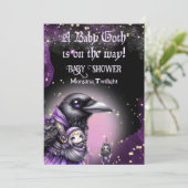 Goth-babymetje bezorgd door kraaienmaanlicht kaart (Staand voorkant)