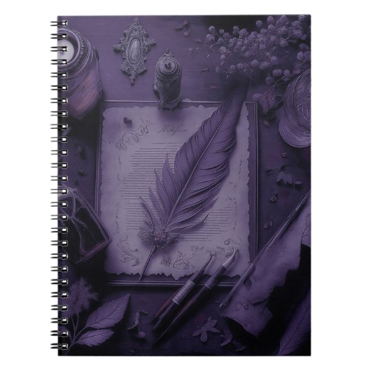 Goth book cover Notebook Notitieboek (Voorkant)