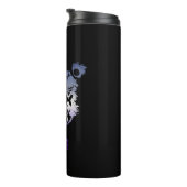 Goth Butch Lesbische Pride Vlag Gekleurde Beer Thermosbeker (Geroteerd rechts)