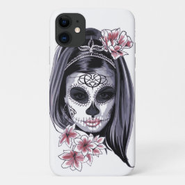 Goth Candy Schedel Skelet Meisje Case-Mate iPhone Case